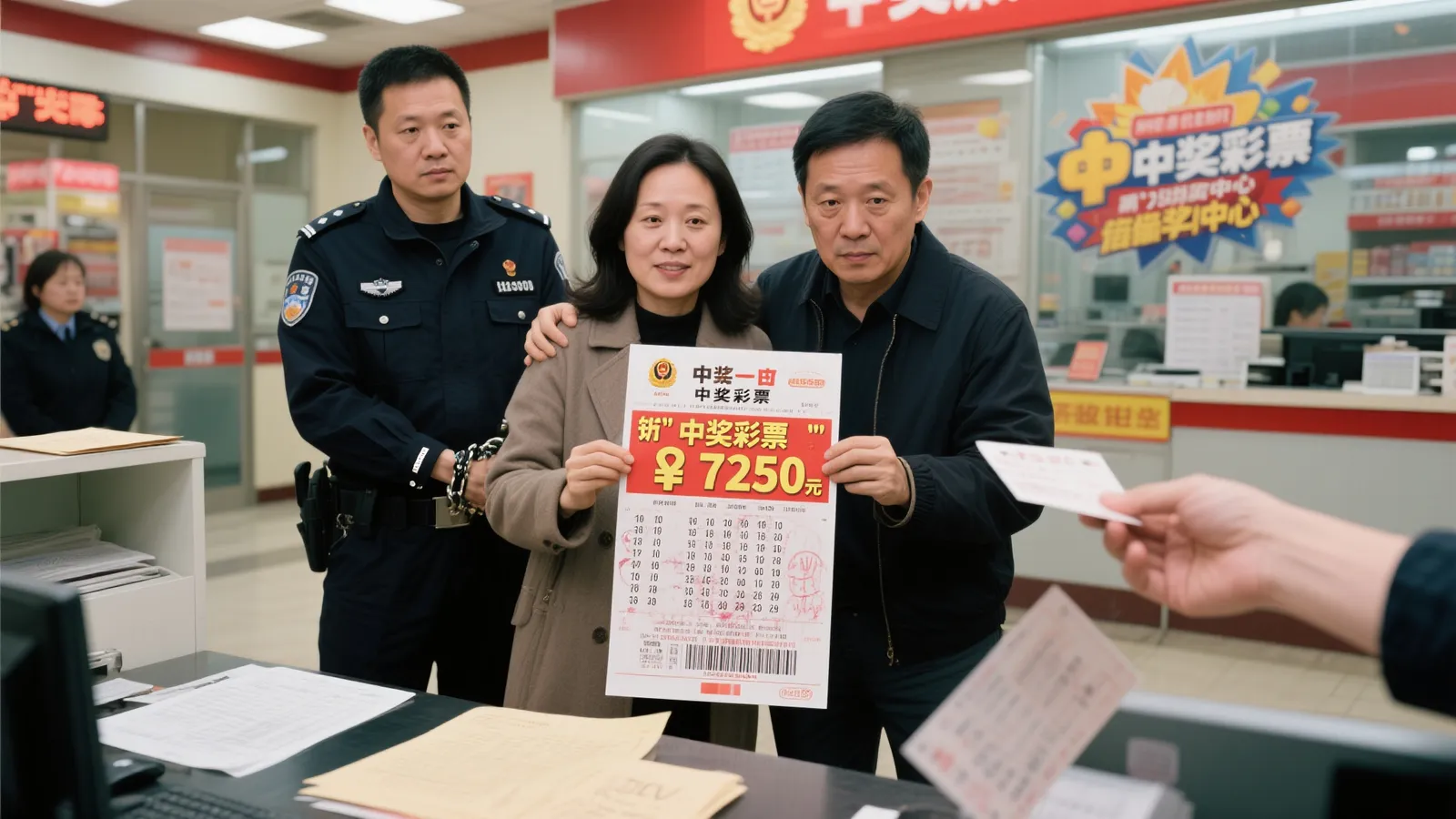 夫妇涉嫌伪造彩票骗领725万 当场被抓面临严厉指控