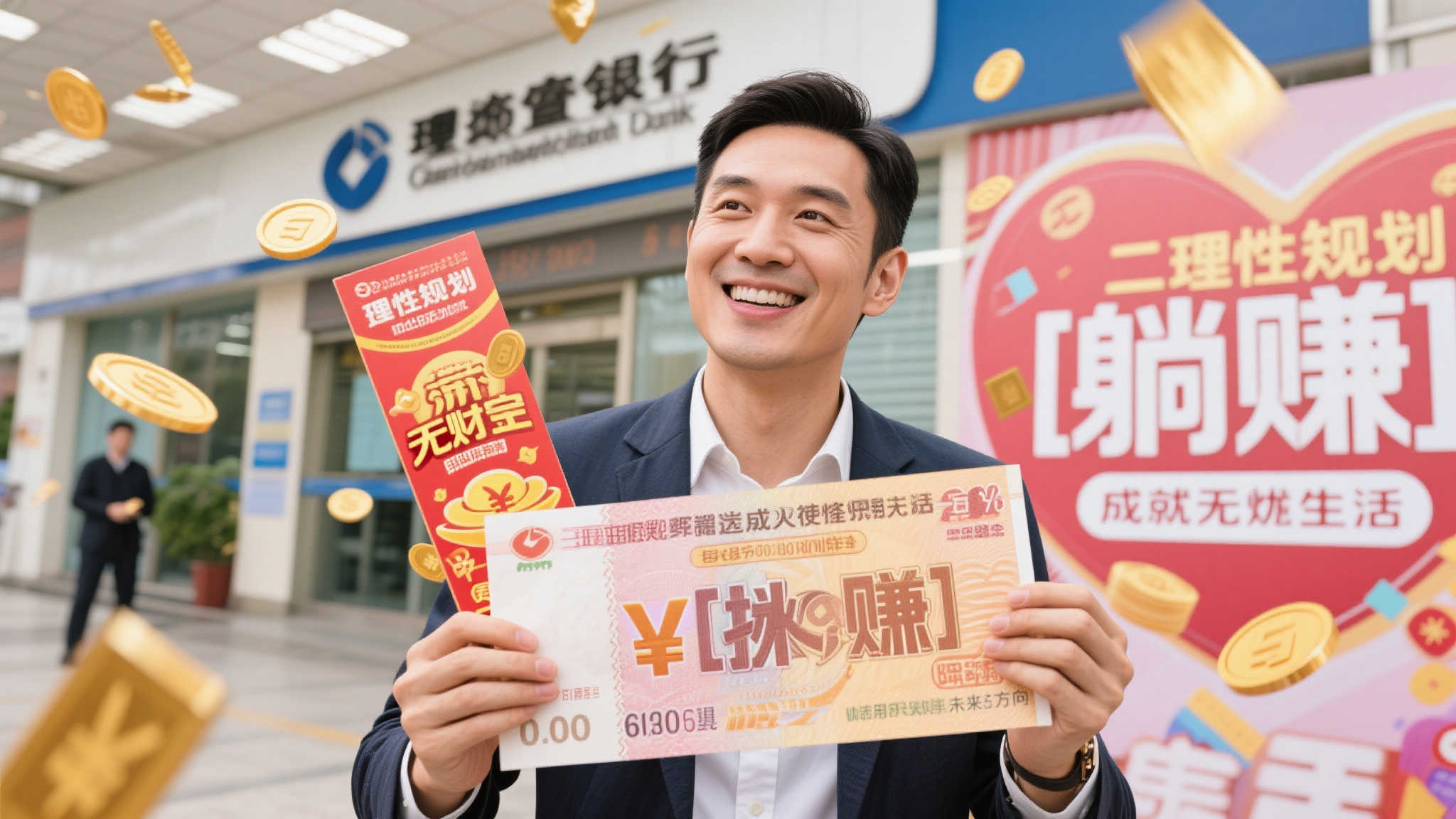 40岁单身待业者4元机选喜中双色球654万：计划靠利息过日子
